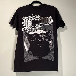 Chiodos Band Black Cat Shirt Sleeve Shirt